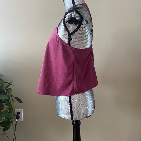 INTIMATELY by Free People Mauve Purple Flowy Boho Mesh Tank Size Small - Picture 12 of 14